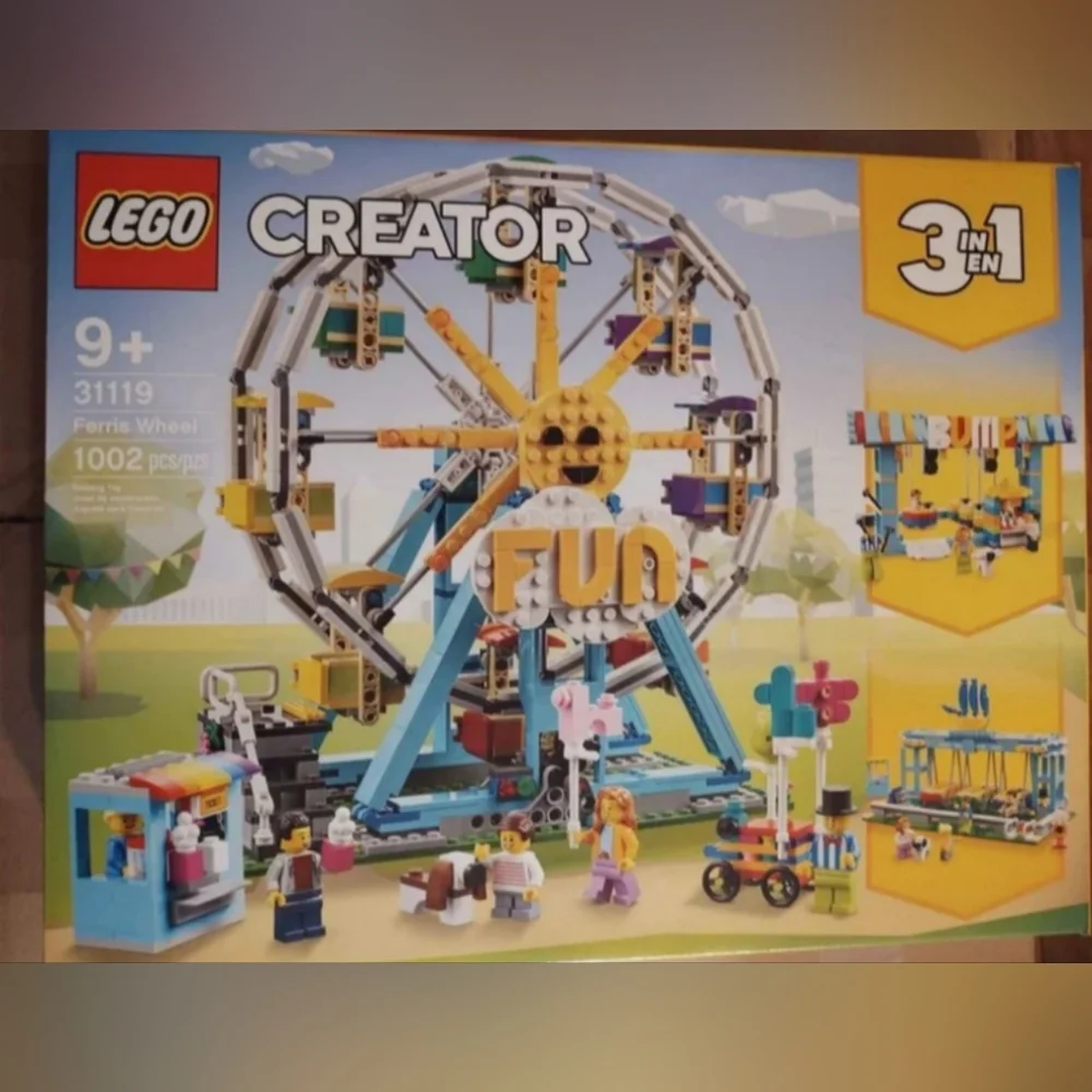 LEGO Creator 31119 Ferris Wheel NWT Building Toy Set 3in1